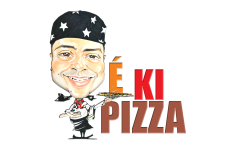 logotipo é ki pizza